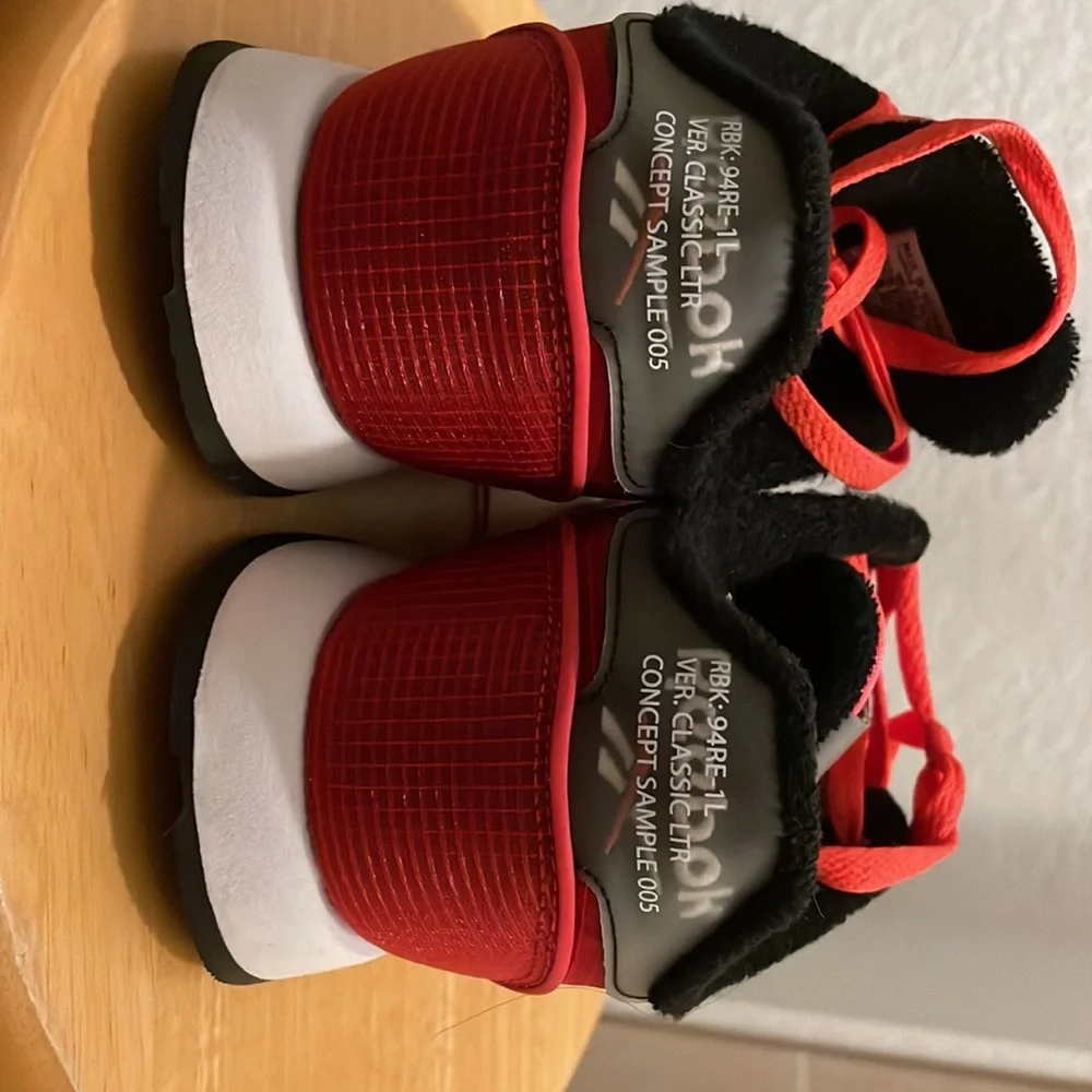 Red Reebok Sneakers - Picture 4 of 4